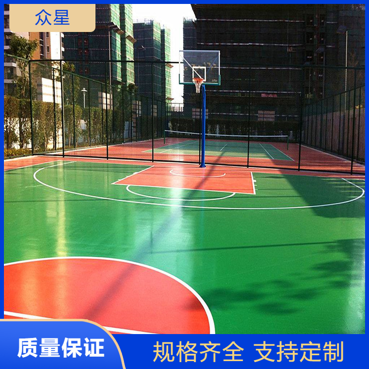 莆田市塑胶篮球场塑胶地坪 - 价格